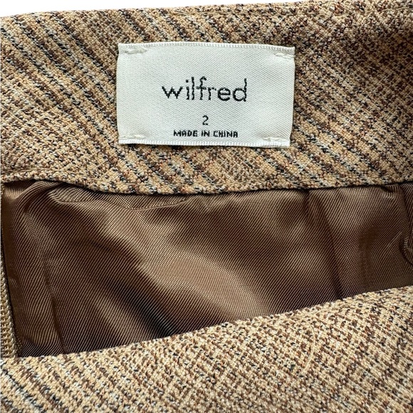 Wilfred  Plaid Mini Skirt - Picture 3 of 4